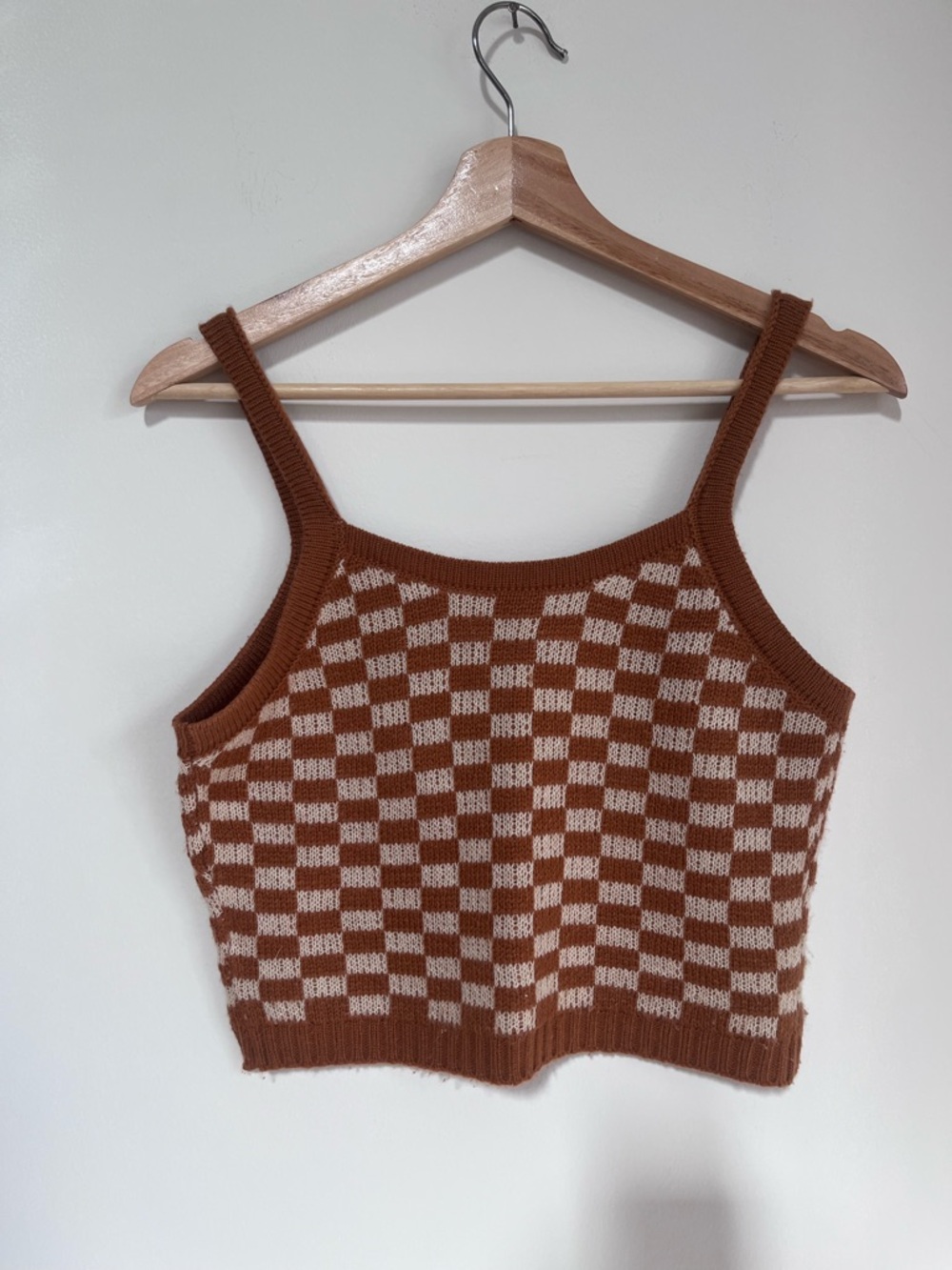 Knit Cropped Tank Top